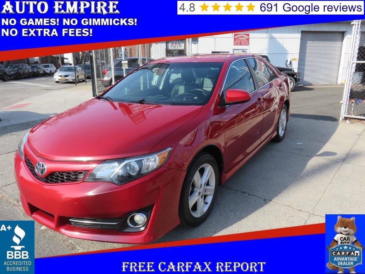 2012 Toyota Camry SE — Sedan — 154,078 mi — Brooklyn, NY