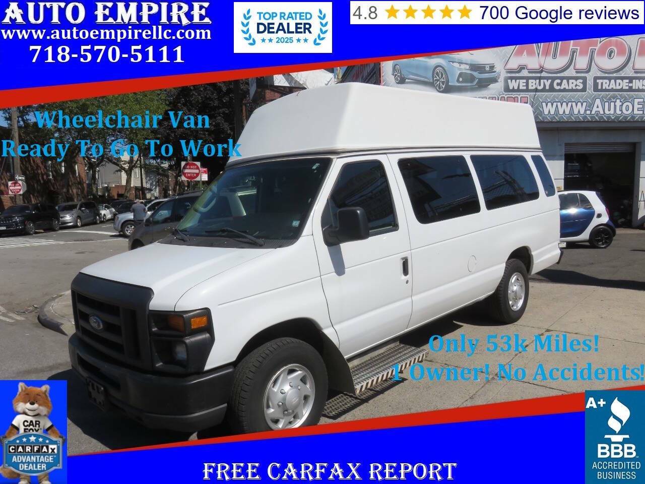 2013 Ford Econoline Cargo Van E-250 — Cargo Van — 53,747 mi — Brooklyn, NY