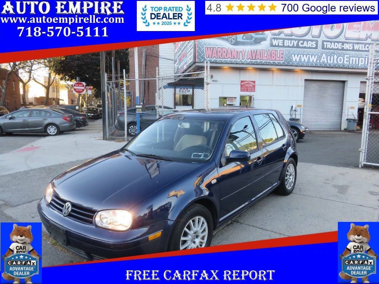 2004 Volkswagen Golf GLS — Hatchback — 106,347 mi — Brooklyn, NY
