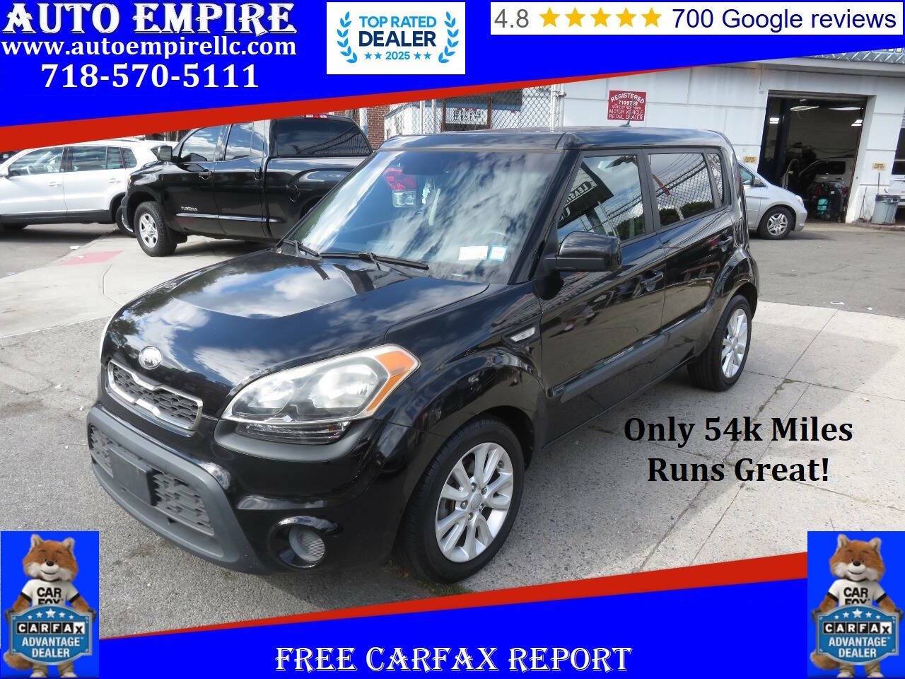 2013 Kia Soul Base — Hatchback — 54,306 mi — Brooklyn, NY