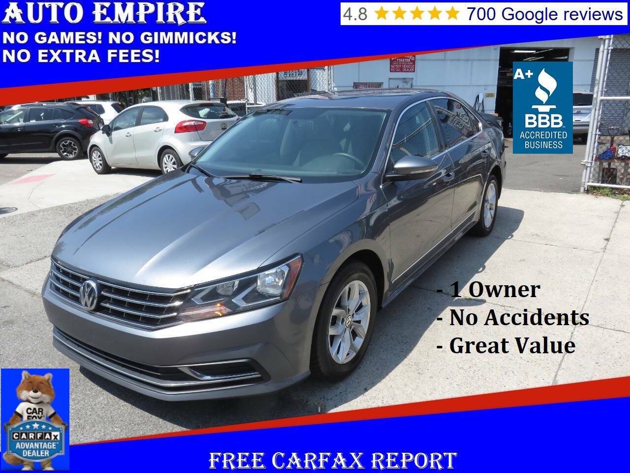 2016 Volkswagen Passat 1.8T S — Sedan — 132,251 mi — Brooklyn, NY