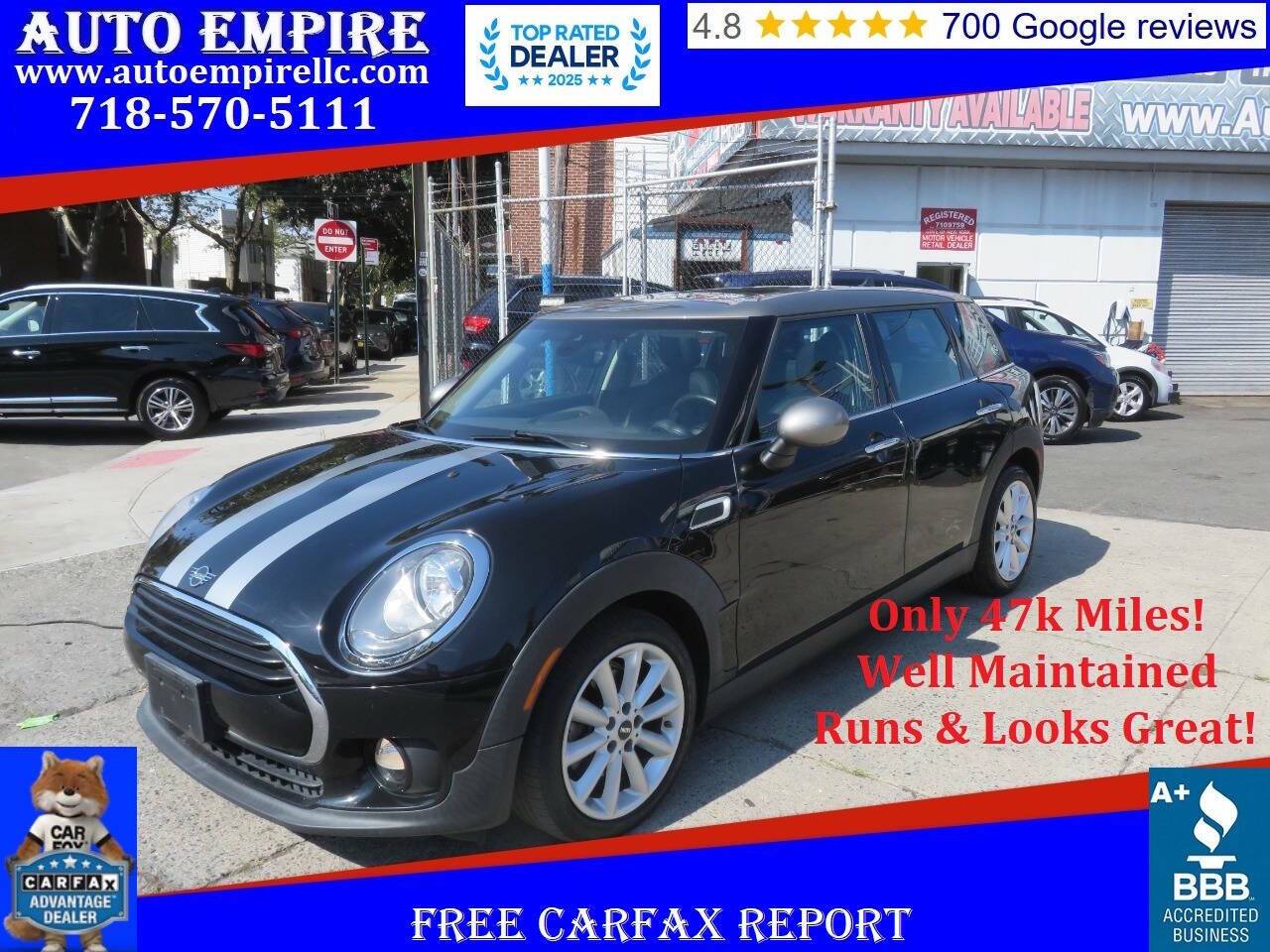 2019 MINI Clubman Cooper — Wagon — 47,933 mi — Brooklyn, NY