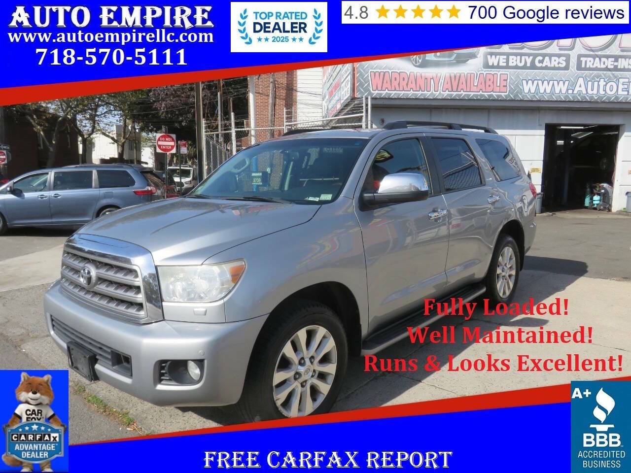 2016 Toyota Sequoia Platinum — SUV — 235,459 mi — Brooklyn, NY