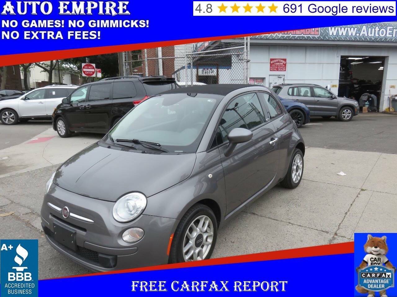 2013 FIAT 500 Pop — Convertible — 34,492 mi — Brooklyn, NY