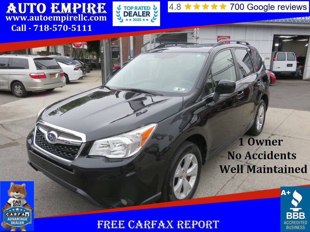 2016 Subaru Forester 2.5i Limited — SUV — 103,082 mi — Brooklyn, NY