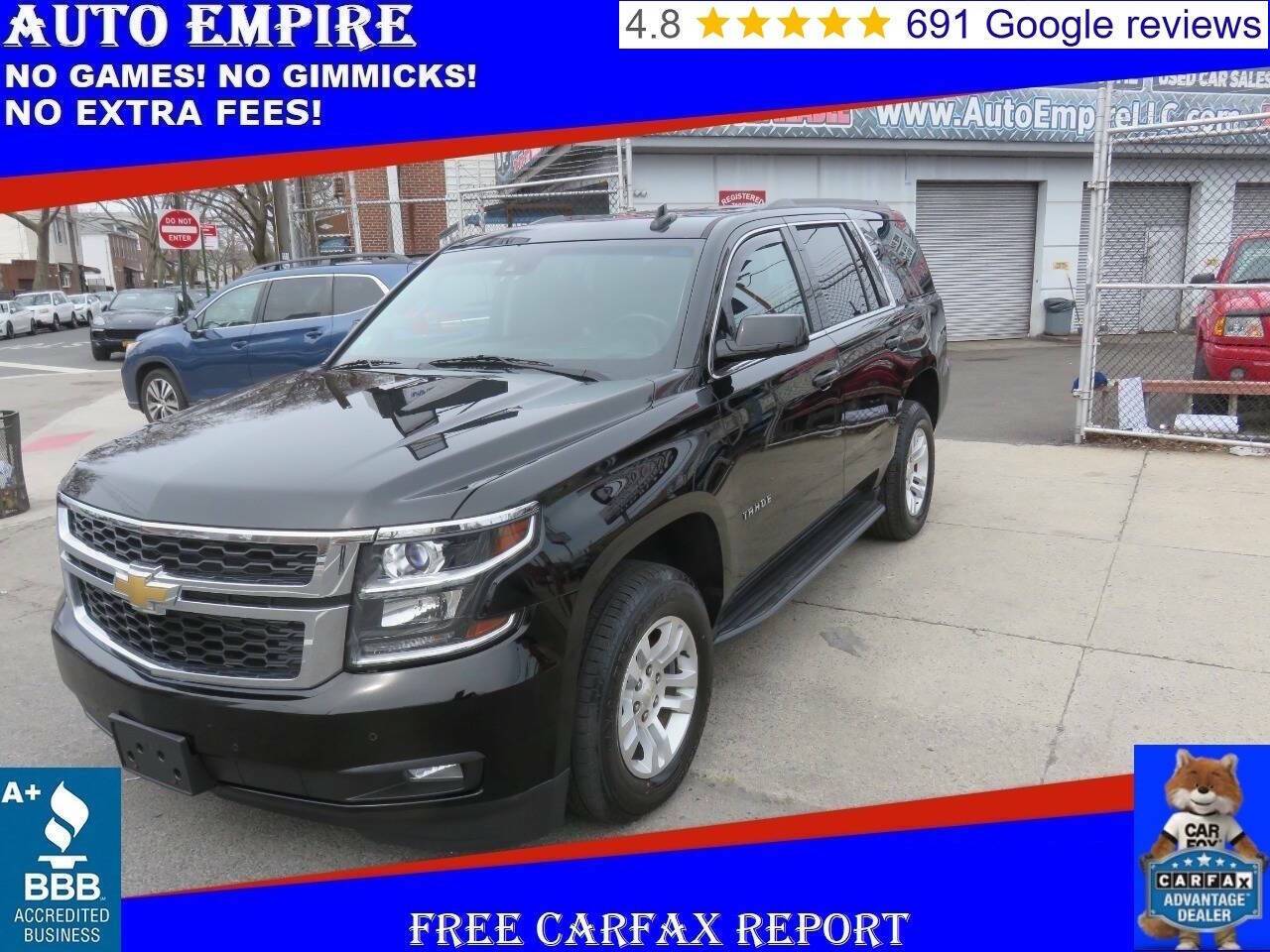 2016 Chevrolet Tahoe LT — SUV — 156,837 mi — Brooklyn, NY