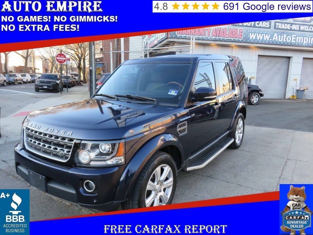 2015 Land Rover LR4 HSE — SUV — 111,212 mi — Brooklyn, NY