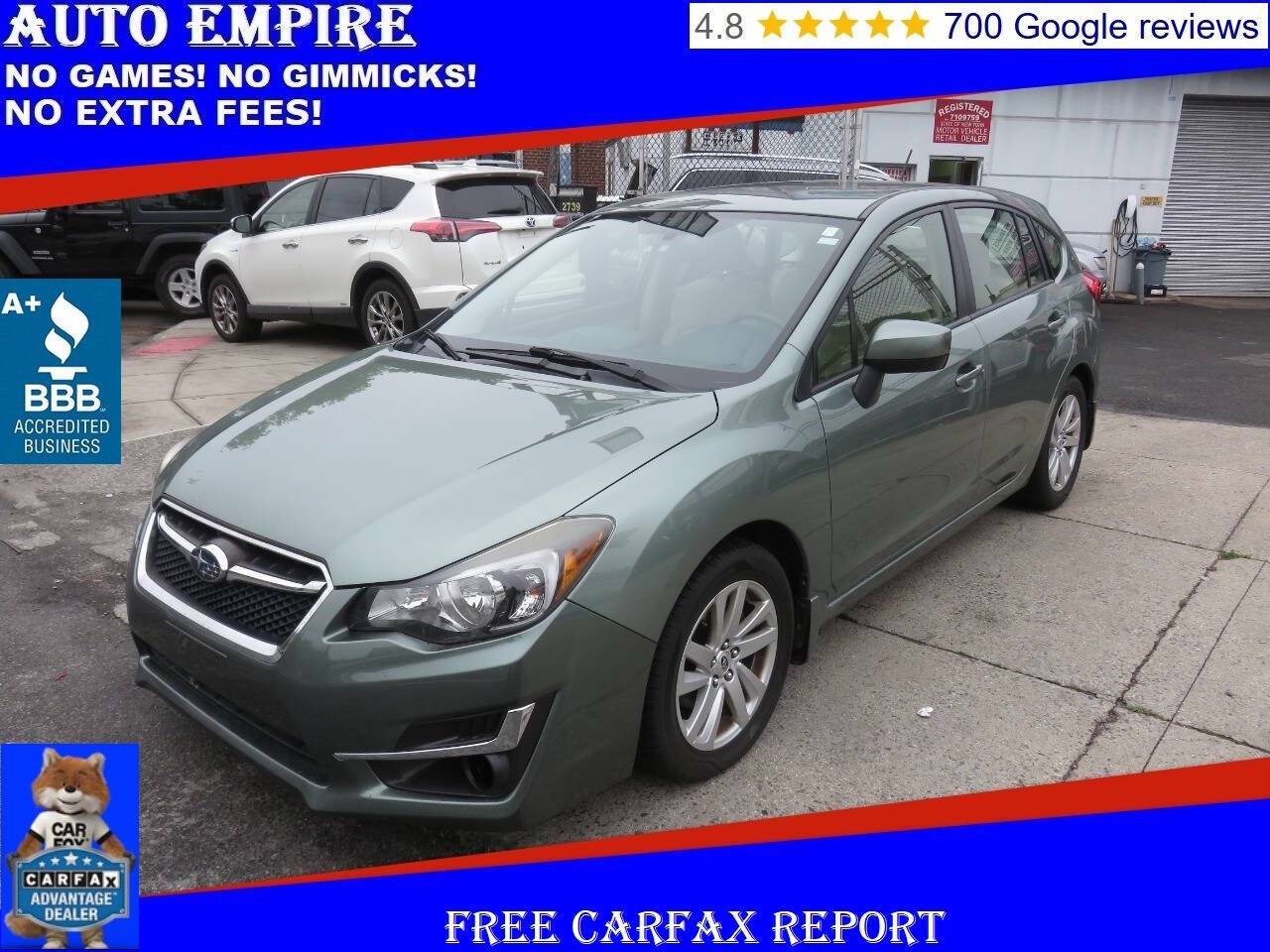 2015 Subaru Impreza 2.0i Premium — Wagon — 70,809 mi — Brooklyn, NY