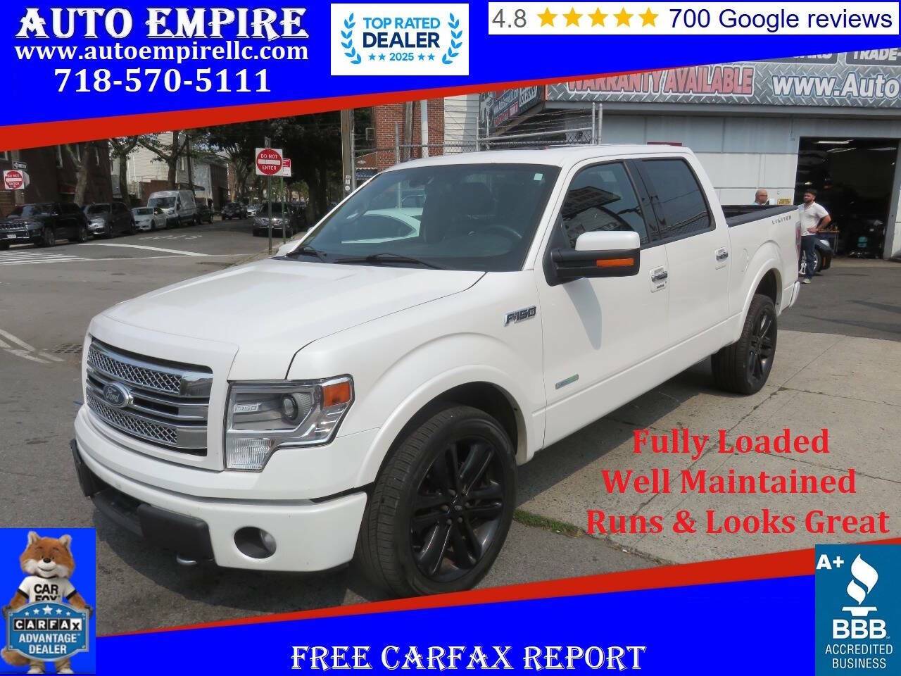 2014 Ford F-150 Limited — Pickup Truck — 146,645 mi — Brooklyn, NY