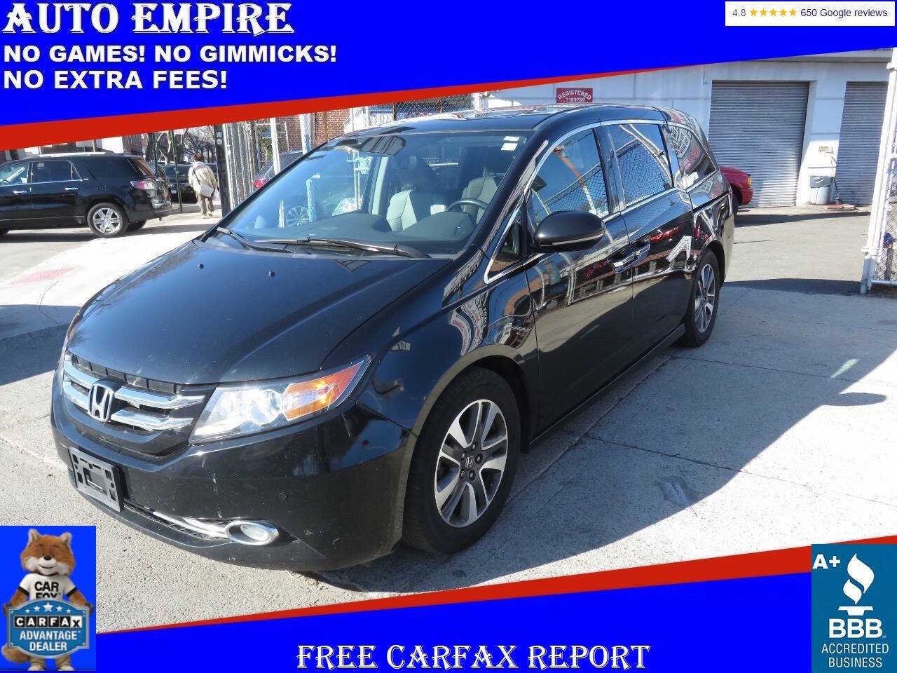 2015 Honda Odyssey Touring — Minivan — 117,256 mi — Brooklyn, NY