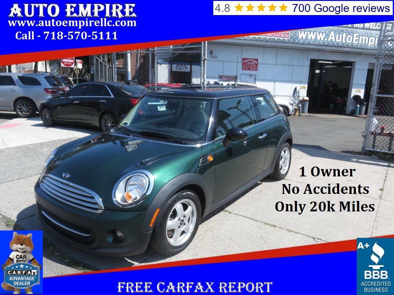 2011 MINI Hardtop Cooper — Hatchback — 20,217 mi — Brooklyn, NY
