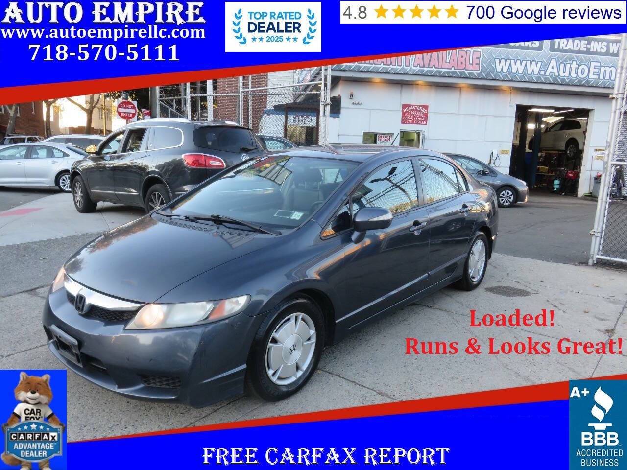 2010 Honda Civic Hybrid — Sedan — 112,835 mi — Brooklyn, NY