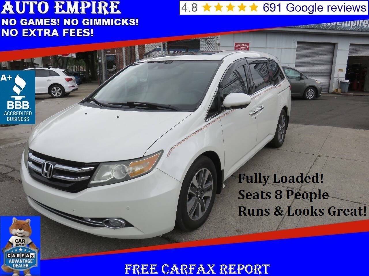 2015 Honda Odyssey Touring — Minivan — 130,586 mi — Brooklyn, NY