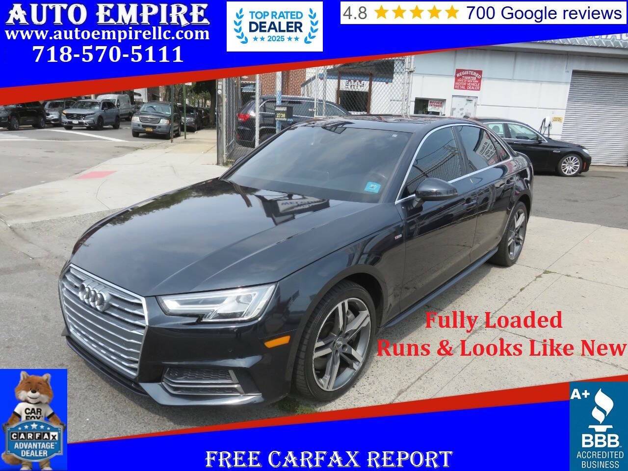 2017 Audi A4 Premium Plus — Sedan — 92,735 mi — Brooklyn, NY