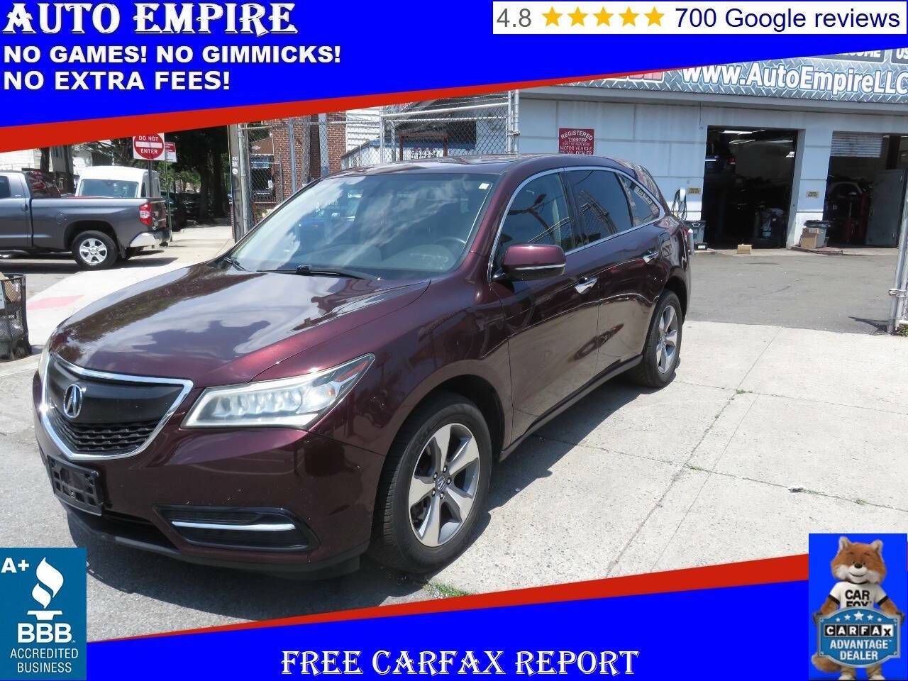 2016 Acura MDX Standard — SUV — 104,736 mi — Brooklyn, NY