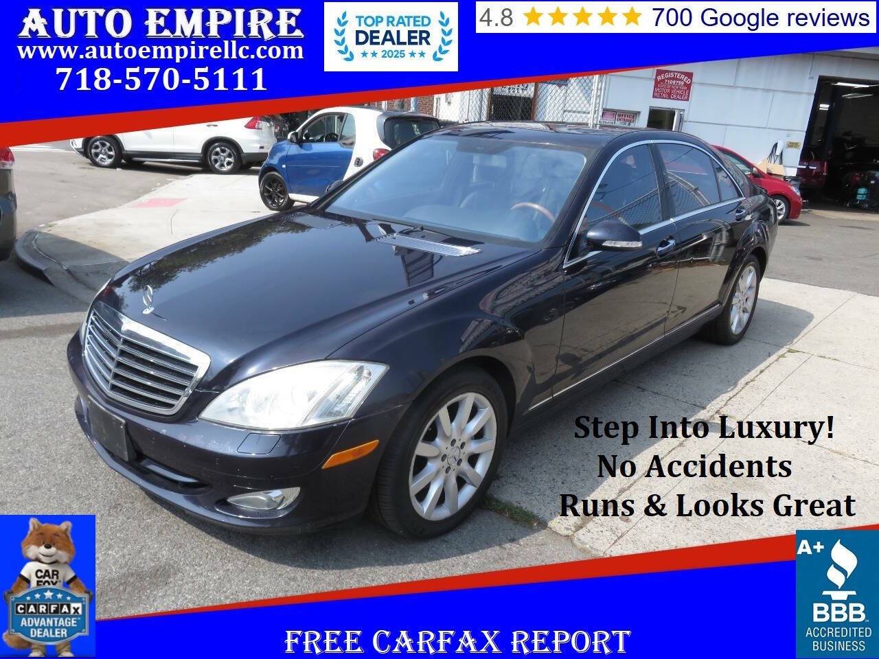 2007 Mercedes-Benz S-Class S 550 — Sedan — 166,028 mi — Brooklyn, NY