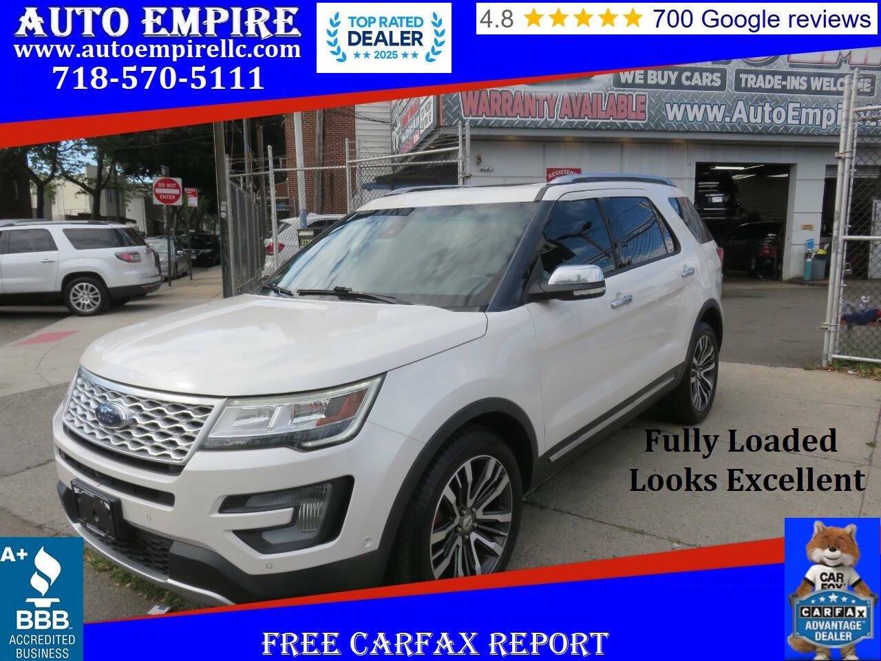 2016 Ford Explorer Platinum — SUV — 122,021 mi — Brooklyn, NY
