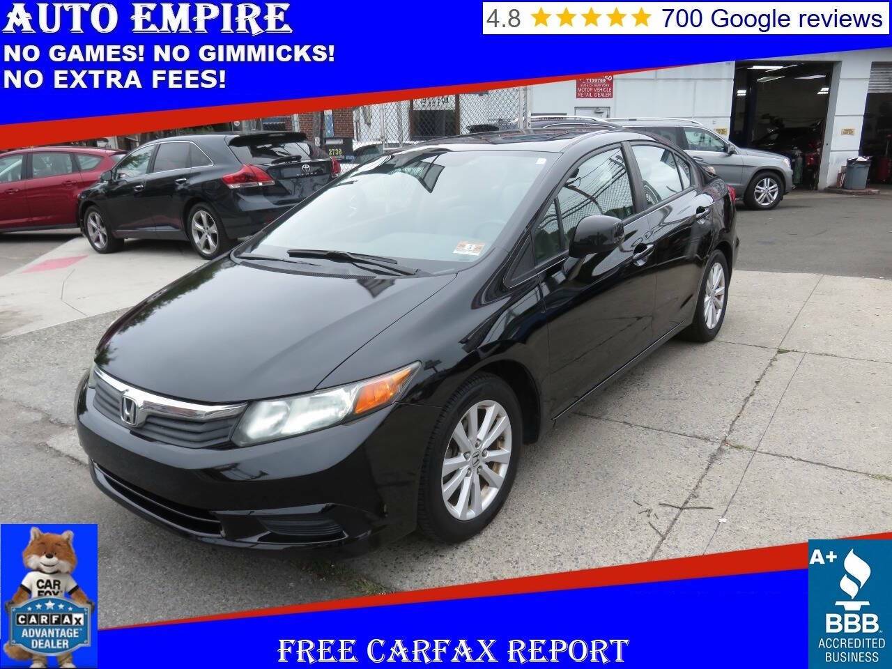 2012 Honda Civic EX — Sedan — 64,037 mi — Brooklyn, NY