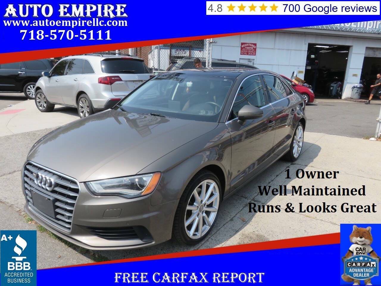 2016 Audi A3 Premium Plus — Sedan — 100,659 mi — Brooklyn, NY
