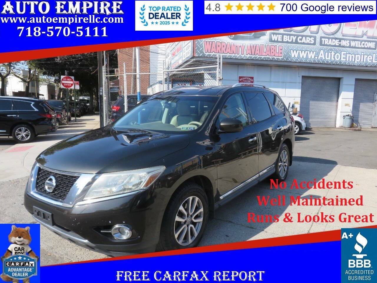 2015 Nissan Pathfinder SL — SUV — 133,011 mi — Brooklyn, NY