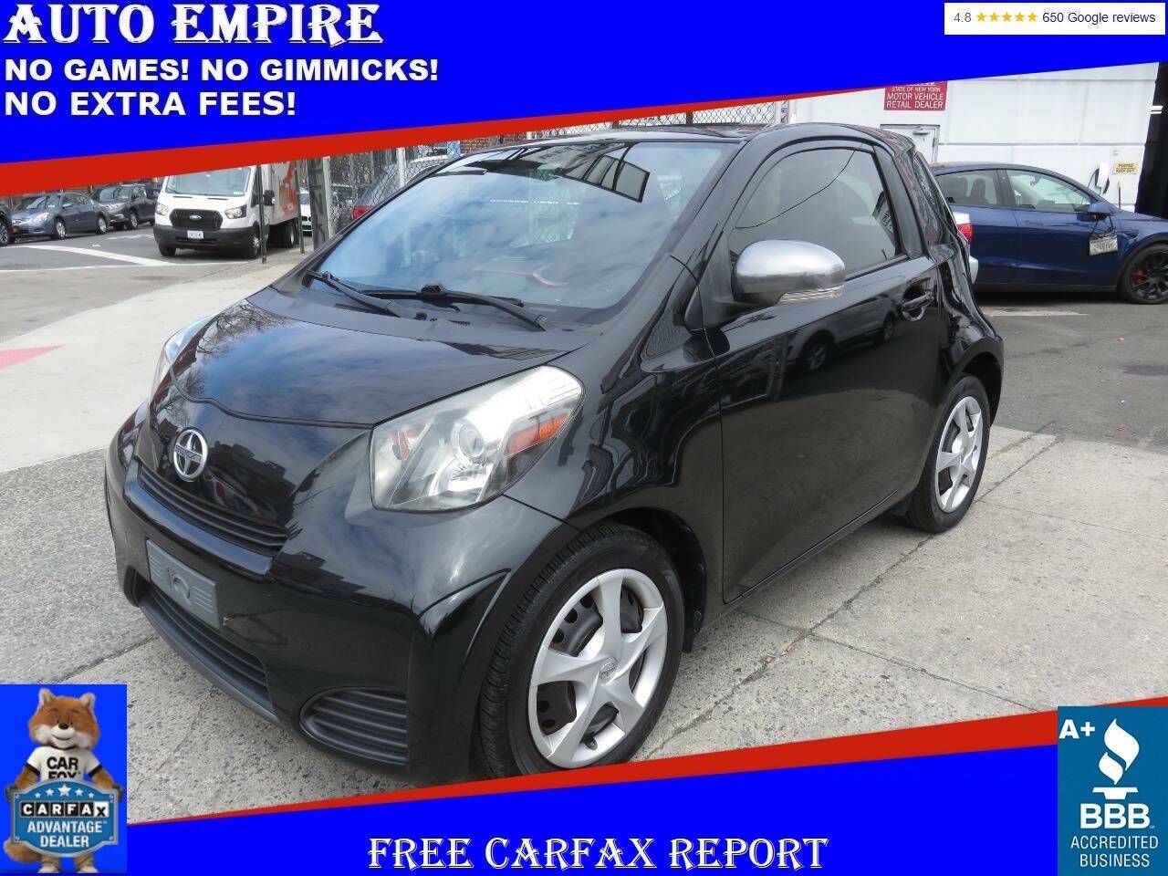 2012 Scion iQ Base — Hatchback — 32,408 mi — Brooklyn, NY