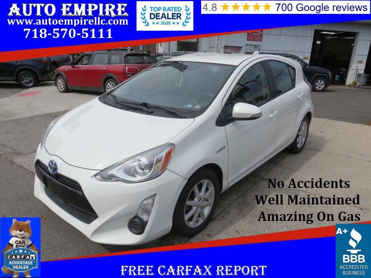 2015 Toyota Prius c Three — Hatchback — 138,690 mi — Brooklyn, NY