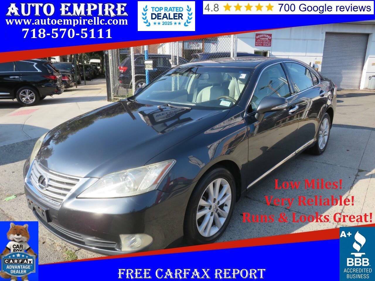 2010 Lexus ES ES 350 — Sedan — 82,460 mi — Brooklyn, NY