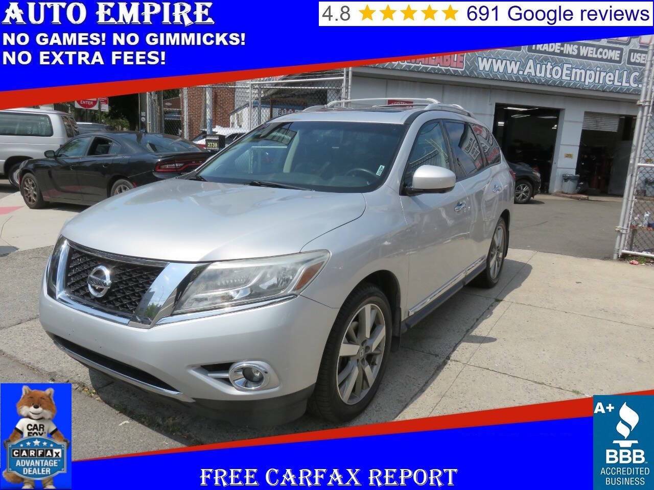 2015 Nissan Pathfinder Platinum — SUV — 128,896 mi — Brooklyn, NY