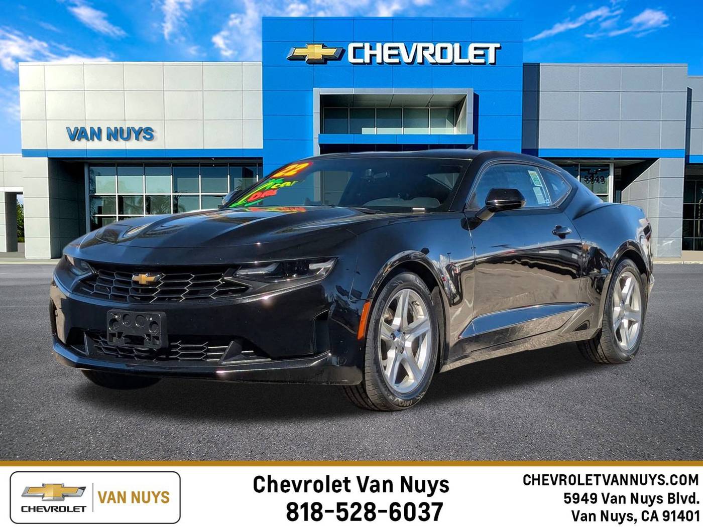 2022 Chevrolet Camaro 1LT — Coupe — 52,093 mi — Van Nuys, CA