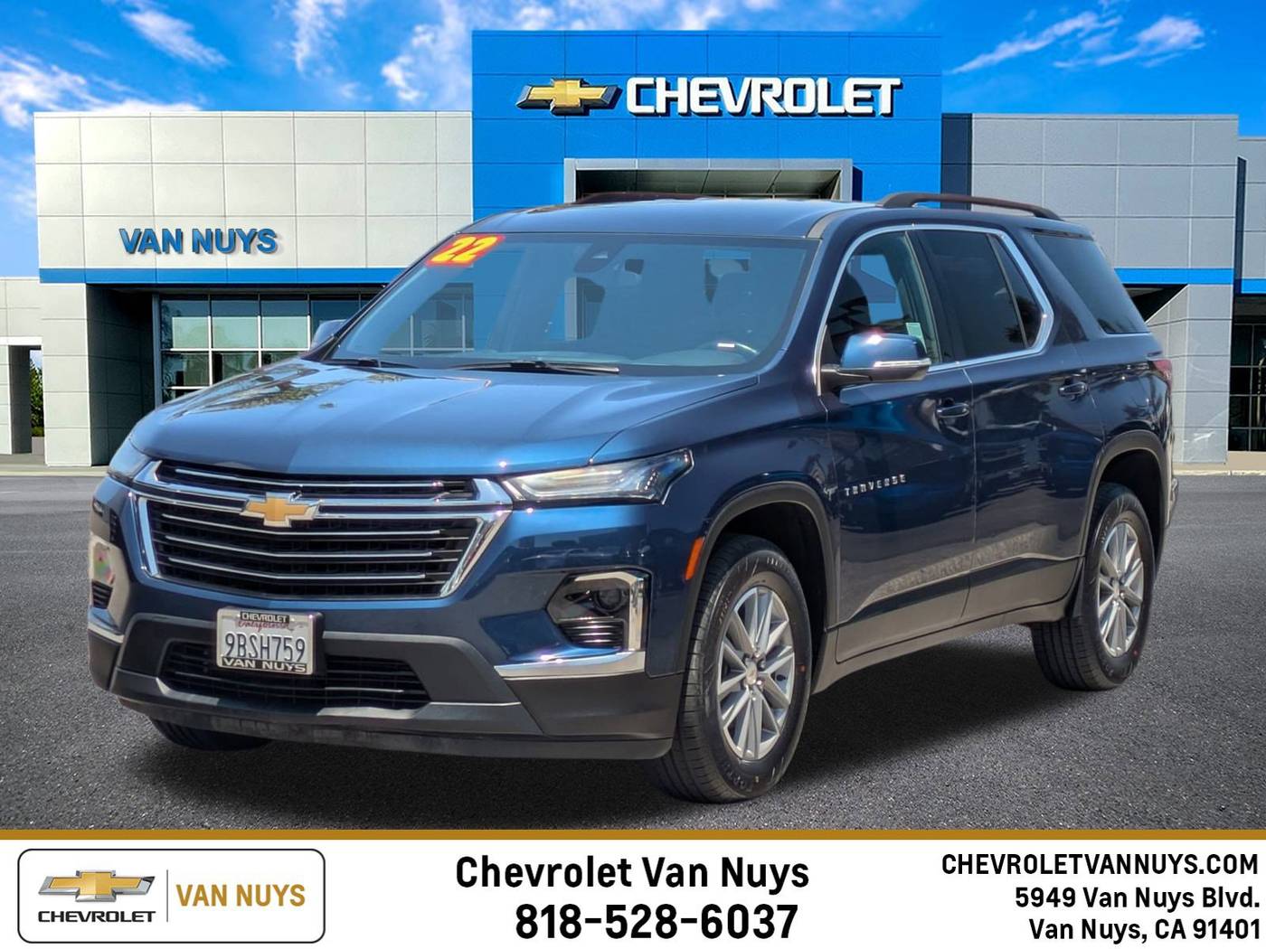 2022 Chevrolet Traverse LT Cloth — SUV — 43,316 mi — Van Nuys, CA