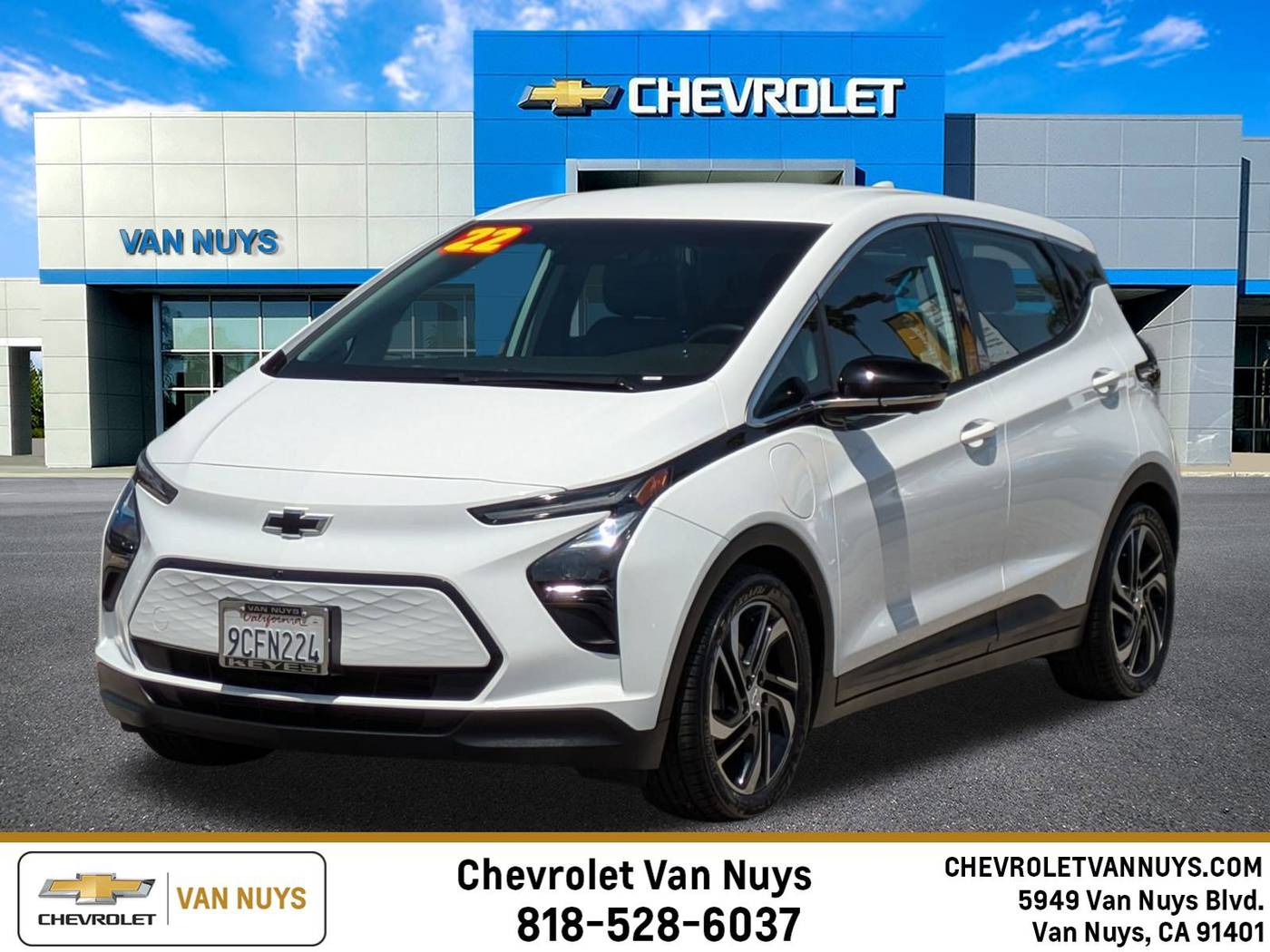 2022 Chevrolet Bolt EV 2LT — Hatchback — 23,081 mi — Van Nuys, CA