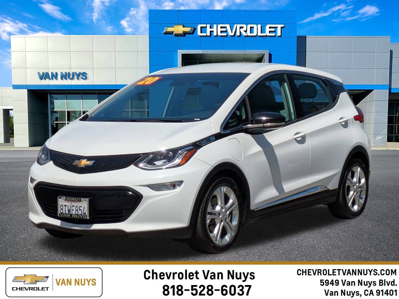 2020 Chevrolet Bolt EV LT — Hatchback — 47,459 mi — Van Nuys, CA