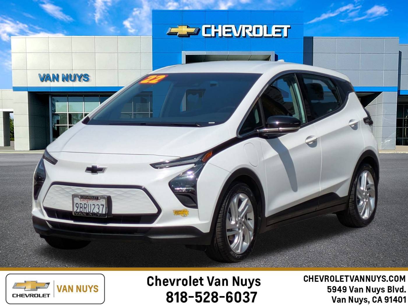 2022 Chevrolet Bolt EV 1LT — Hatchback — 30,766 mi — Van Nuys, CA