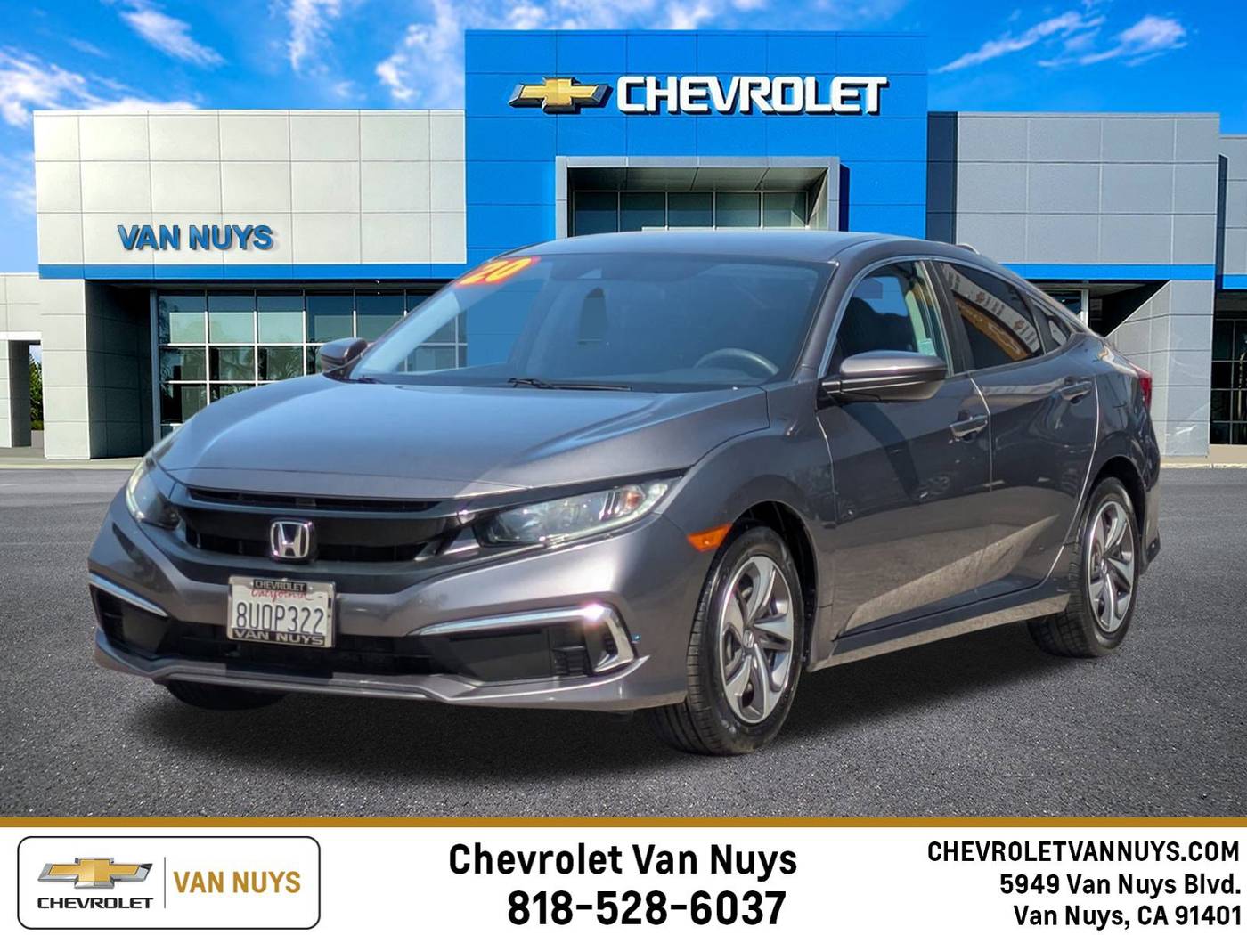 2020 Honda Civic LX — Sedan — 66,110 mi — Van Nuys, CA