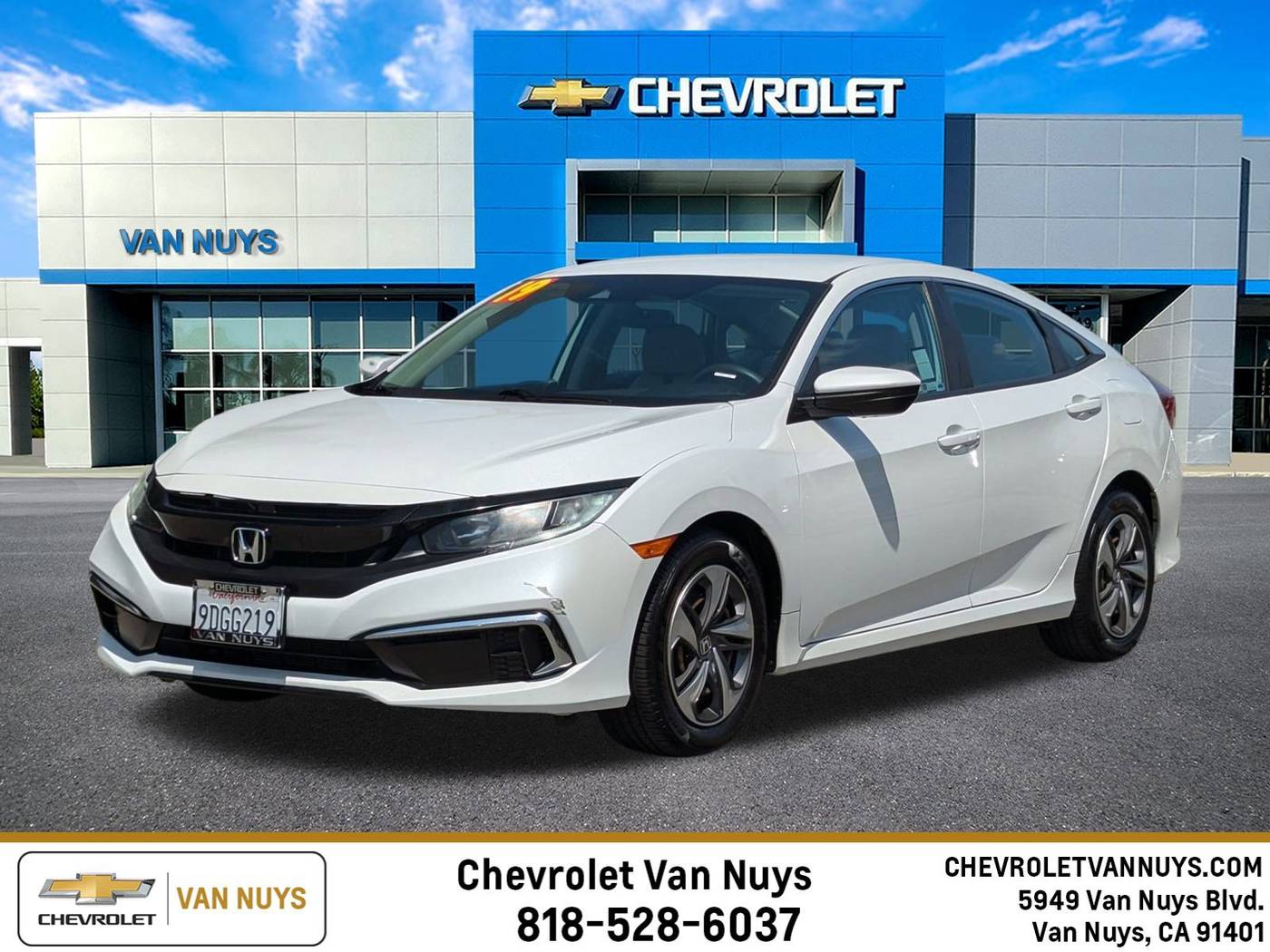 2019 Honda Civic LX — Sedan — 73,440 mi — Van Nuys, CA