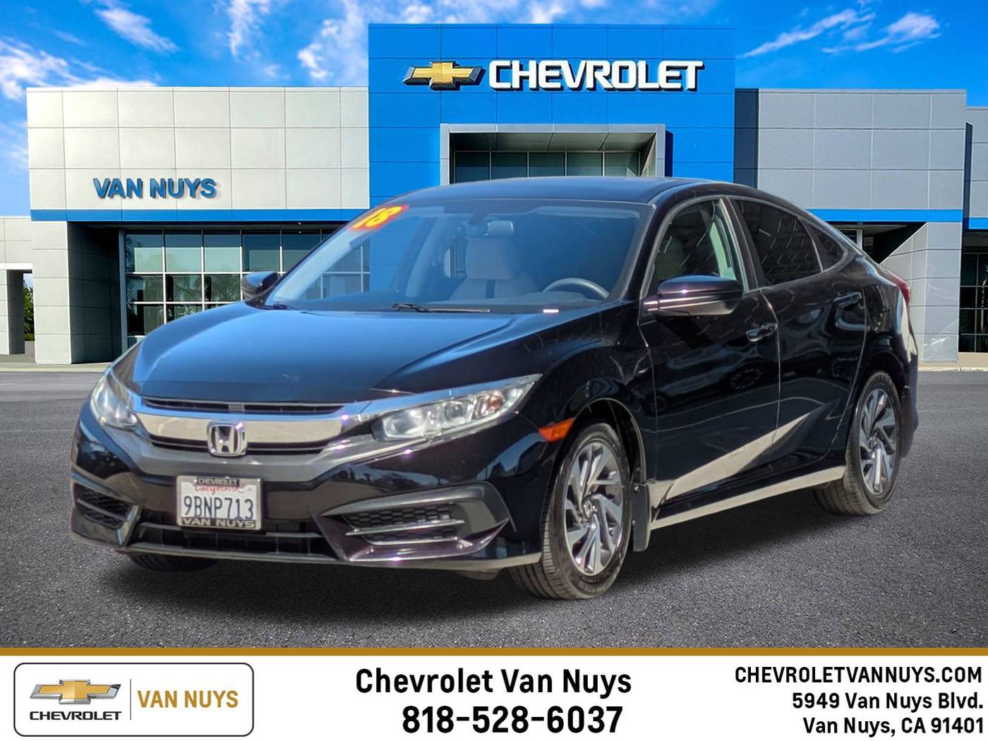 2018 Honda Civic EX — Sedan — 61,912 mi — Van Nuys, CA