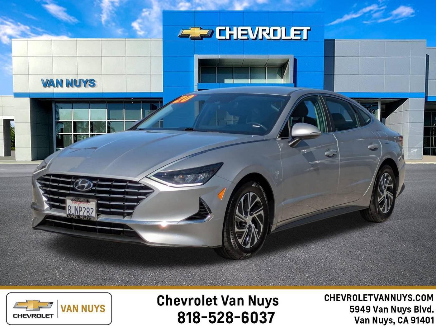 2021 Hyundai Sonata Hybrid Blue — Sedan — 51,884 mi — Van Nuys, CA