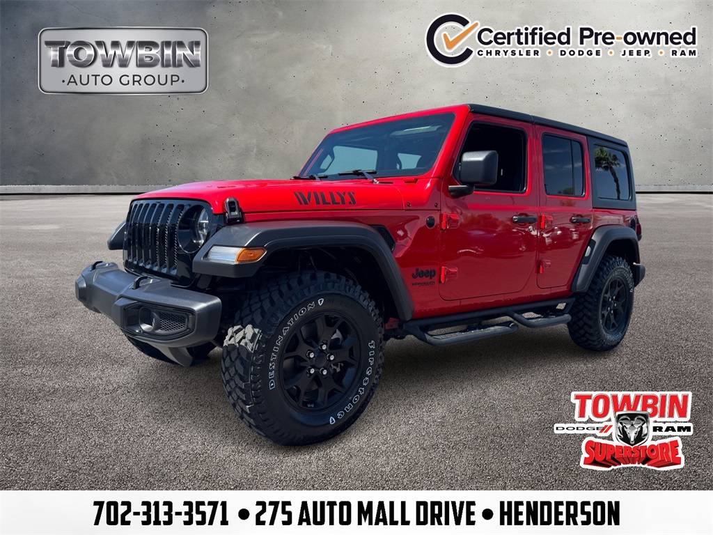 2021 Jeep Wrangler Willys — SUV — 40,926 mi — Henderson, NV