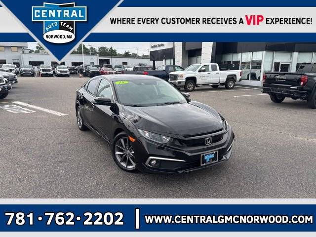2019 Honda Civic EX — Sedan — 74,593 mi — Norwood, MA