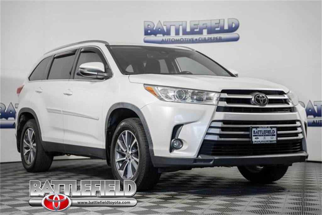 2019 Toyota Highlander XLE — SUV — 219,656 mi — Culpeper, VA