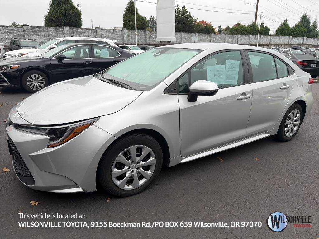 2020 Toyota Corolla LE — Sedan — 36,752 mi — Wilsonville, OR