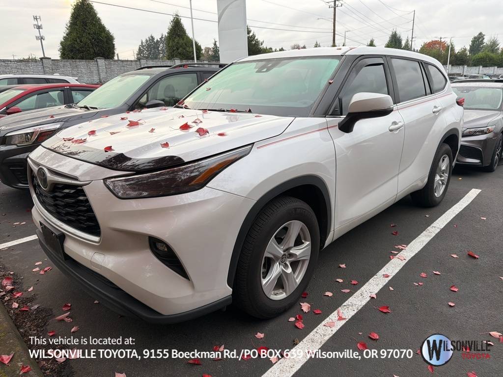 2023 Toyota Highlander LE — SUV — 21,987 mi — Wilsonville, OR