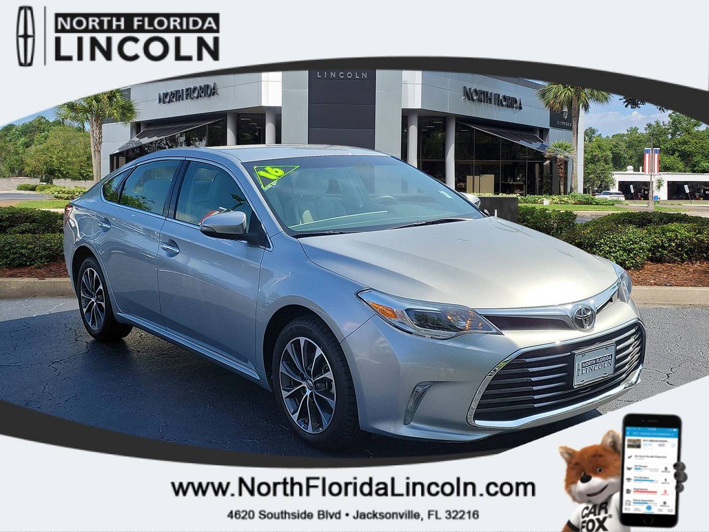 2016 Toyota Avalon XLE — Sedan — 21,867 mi — Jacksonville, FL