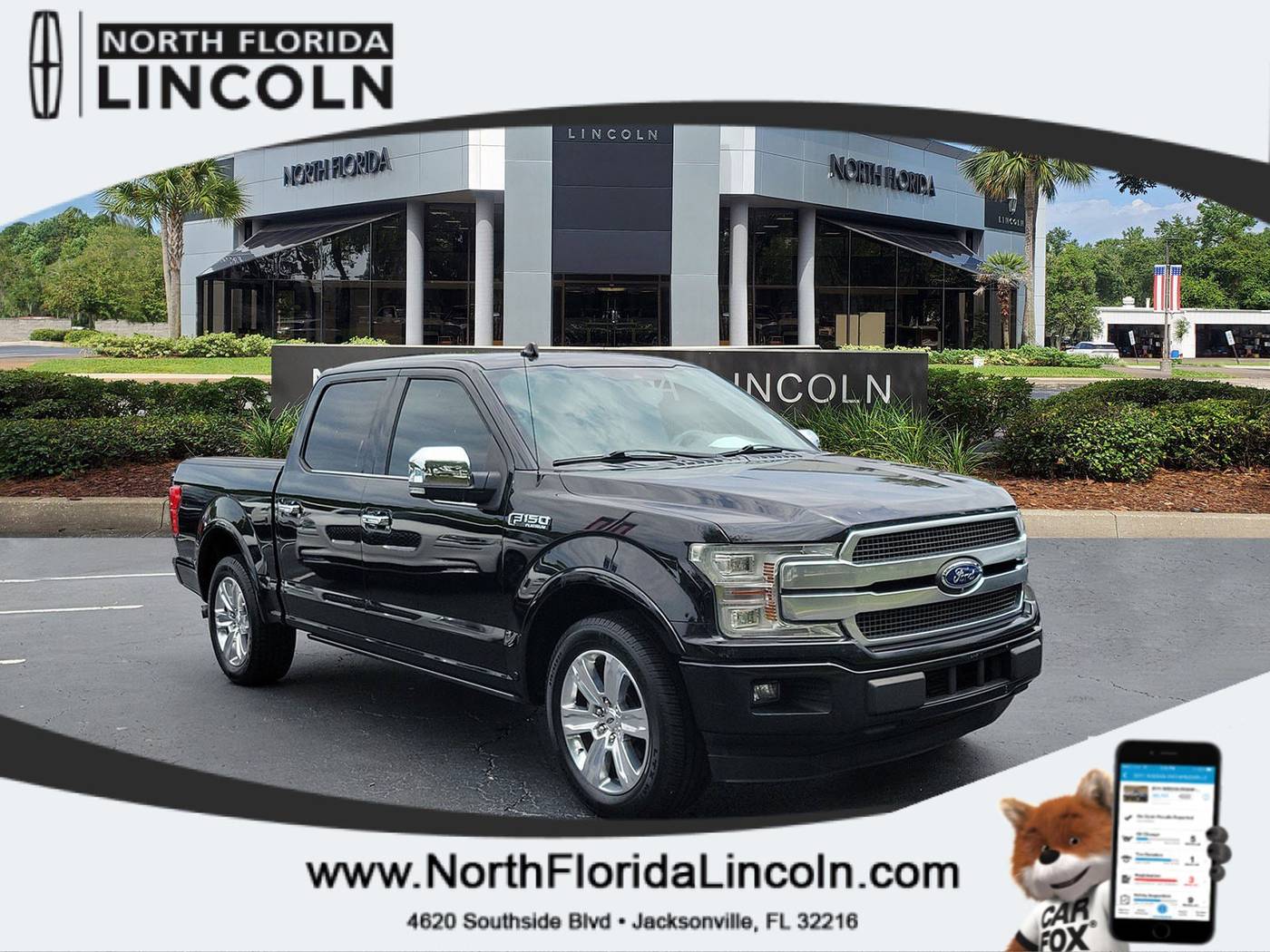 2019 Ford F-150 Platinum — Pickup Truck — 117,423 mi — Jacksonville, FL