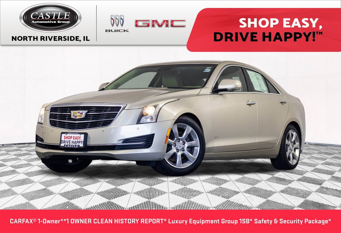 2015 Cadillac ATS Luxury — Sedan — 108,860 mi — North Riverside, IL