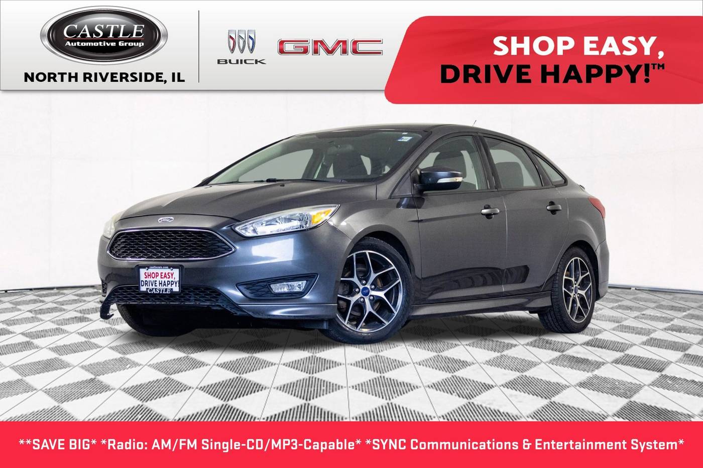 2016 Ford Focus SE — Sedan — 95,140 mi — North Riverside, IL