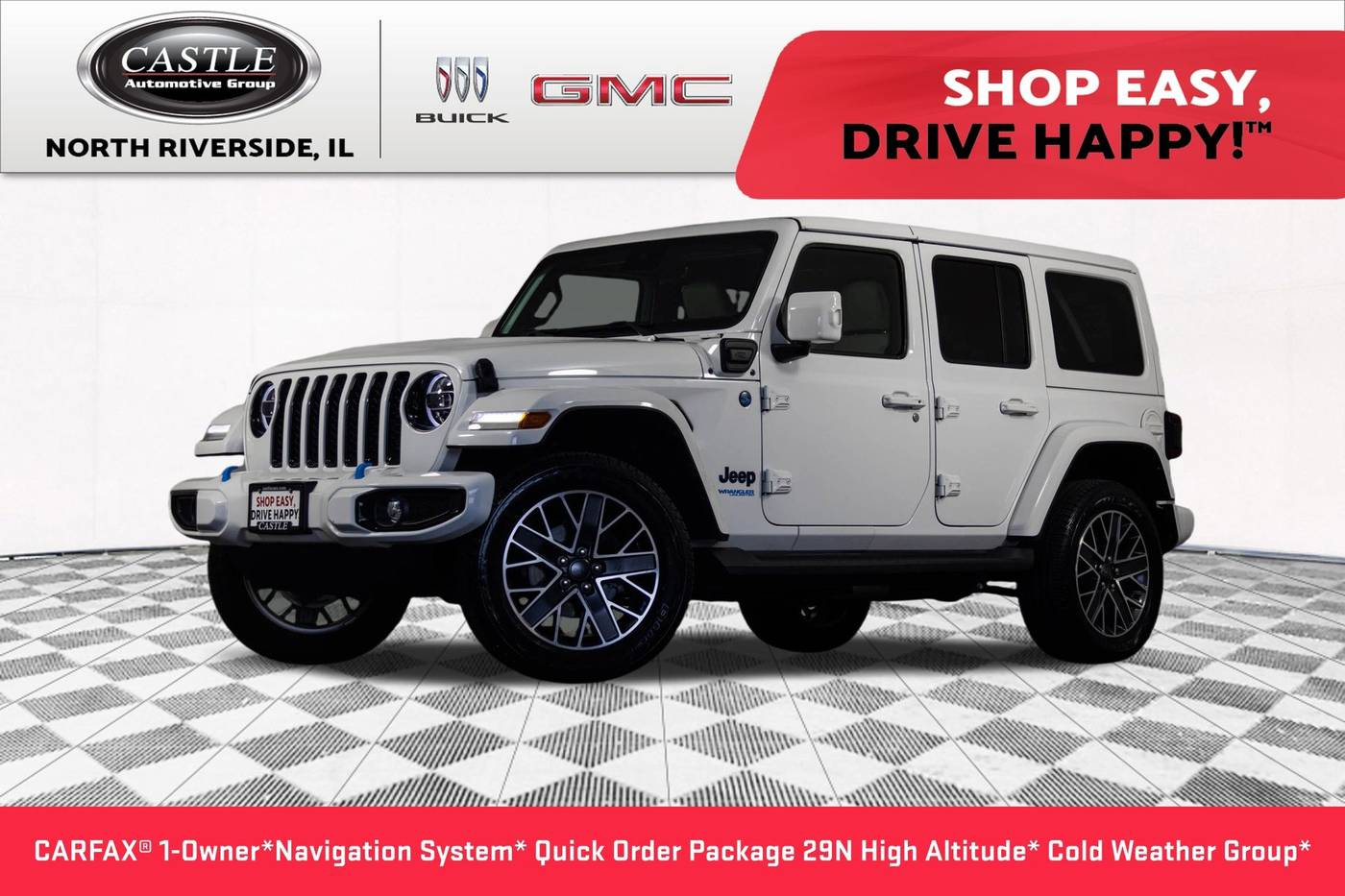 2022 Jeep Wrangler Sahara High Altitude 4xe — SUV — 27,462 mi — North Riverside, IL
