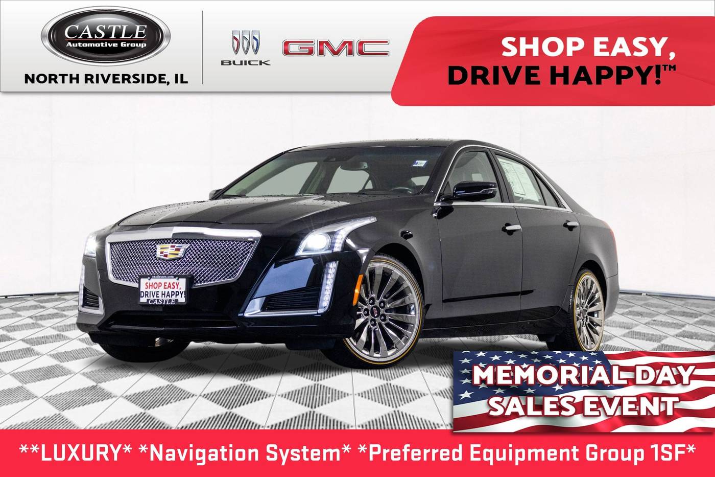 2015 Cadillac CTS Luxury — Sedan — 54,086 mi — North Riverside, IL