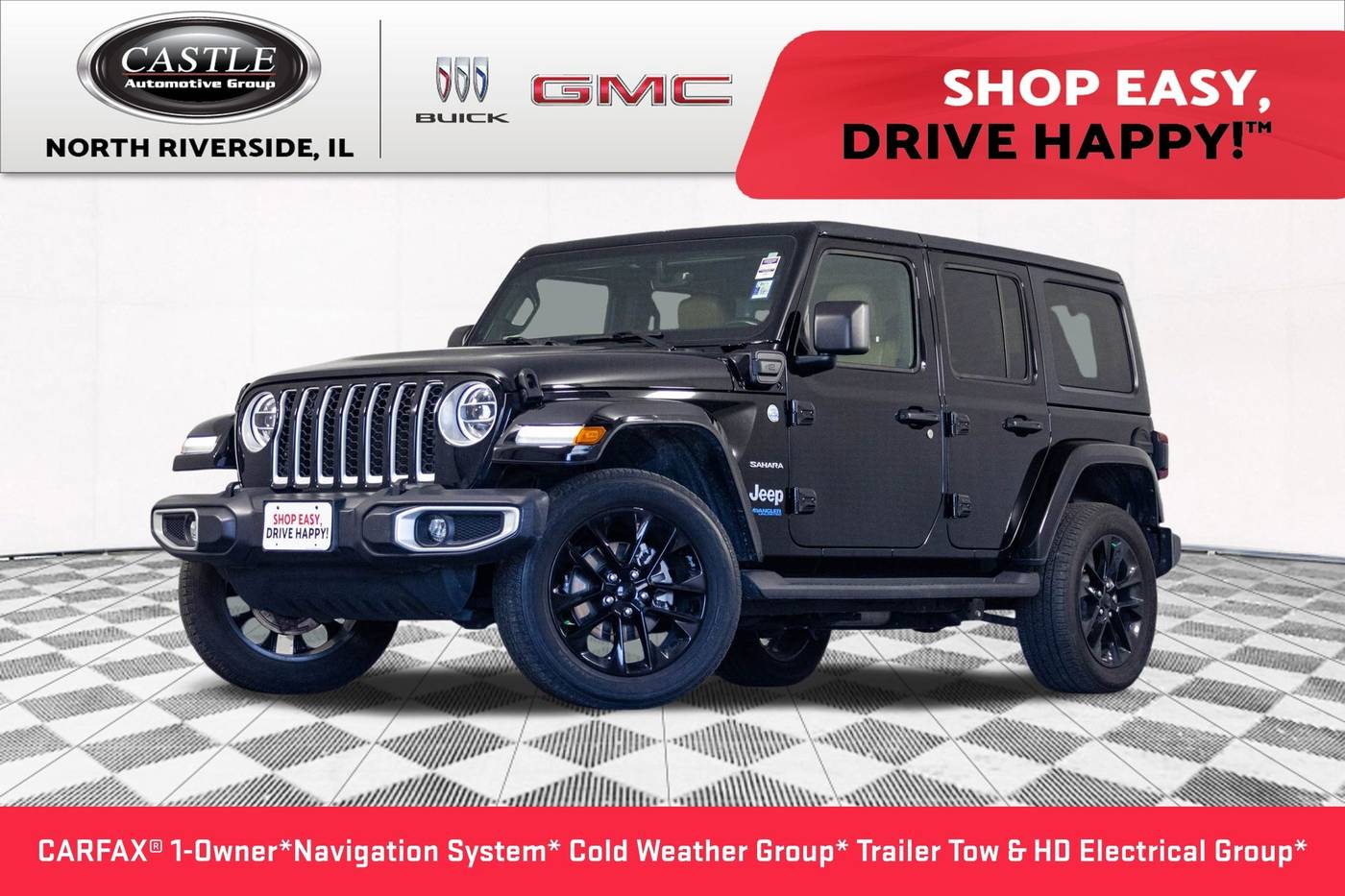 2021 Jeep Wrangler Sahara 4xe — SUV — 47,145 mi — North Riverside, IL