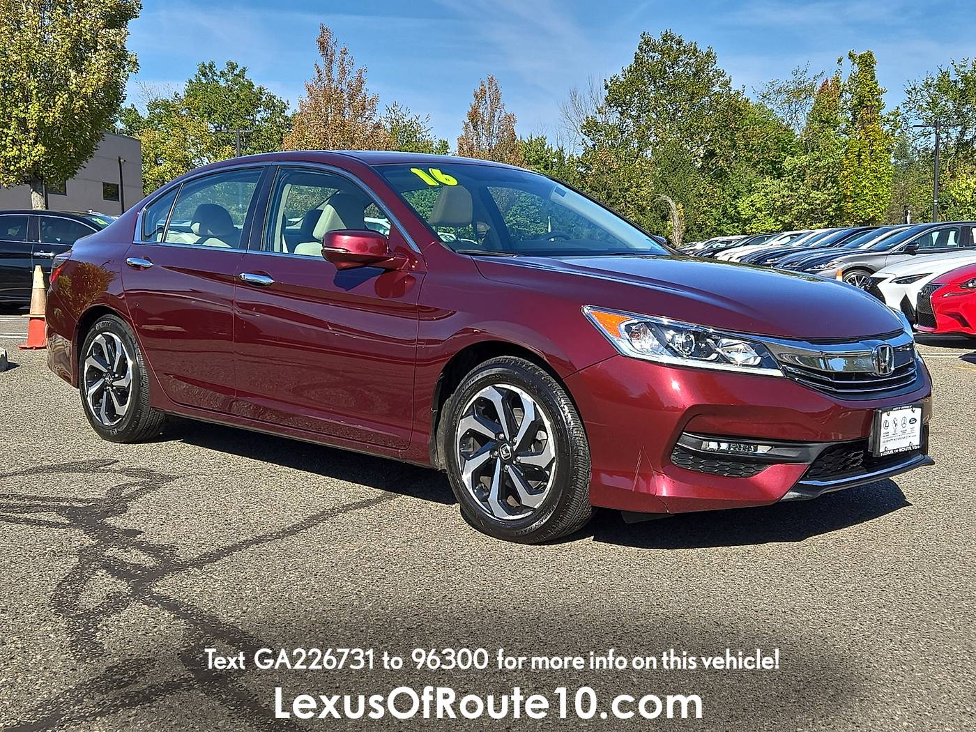 2016 Honda Accord EX — Sedan — 63,316 mi — Whippany, NJ